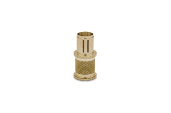 Precision Machined Component #1260:  Material - Brass; Engineering R&D Industry; Size: 1.215"L X 0.625"D
