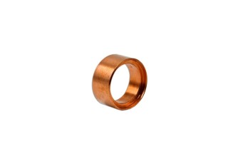Precision Machined Component #1288:  Material - Copper; Industrial Equipment Industry; Size: 0.315"L X 0.614"D