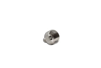 Precision Machined Component #1335:  Material - Stainless Steel; Medical Industry; Size: 0.65"L X 0.59"D