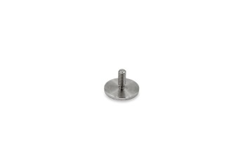 Precision Machined Component #1402:  Material - Stainless Steel; Aerospace Industry; Size: 0.3"L X 0.5"D