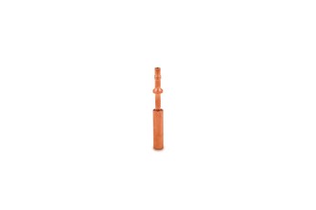 Precision Machined Component #1405:  Material - Copper; Electronics Industry; Size: 1.036"L X 0.13"D