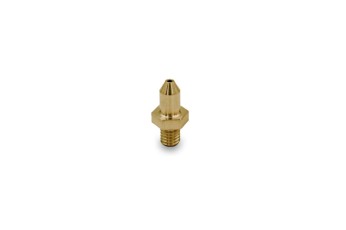 Precision Machined Component #1469:  Material - Brass; Engineering R&D Industry; Size: 0.815"L X 0.378"D