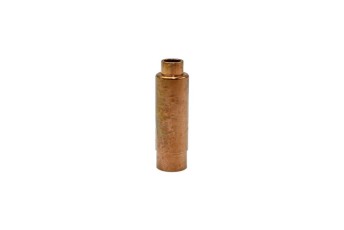 Precision Machined Component #1473:  Material - Copper; Engineering Research & Development Industry; Size: 1.248"L X 0.375"D