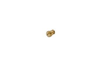 Precision Machined Component #1481:  Material - Brass; Medical Industry; Size: 0.43"L X 0.3085"D