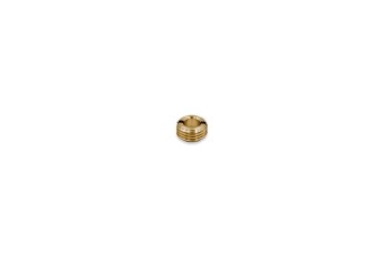 Precision Machined Component #1485:  Material - Brass; Medical Industry; Size: 0.15"L X 0.3085"D