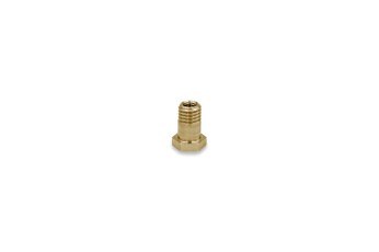 Precision Machined Component #1502:  Material - Brass; Industrial Machinery Industry; Size: 0.547"L X 0.375"D