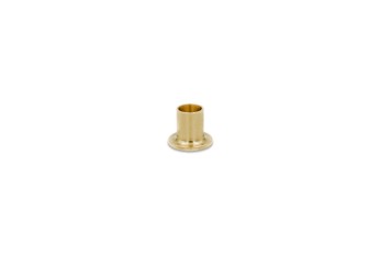 Precision Machined Component #1507:  Material - Brass; Medical Industry; Size: 0.49"L X 0.375"D