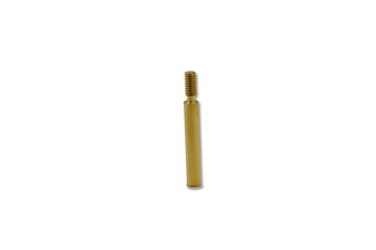 Precision Machined Component #1551: Material - Brass; Industrial Equipment Industry; Size: 0.787"L X 0.098"D