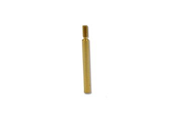 Precision Machined Component #1552: Material - Brass; Industrial Equipment Industry; Size: 0.984"L X 0.098"D