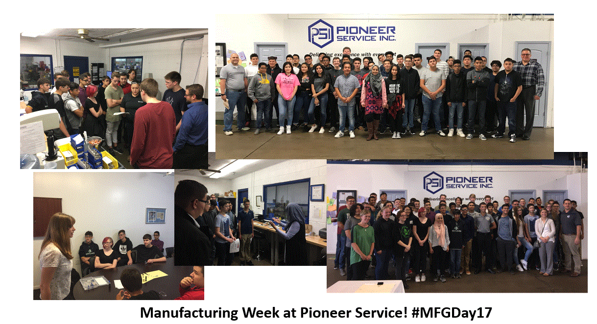 Pioneer Service Hosts 91 Students During #MfgDay17