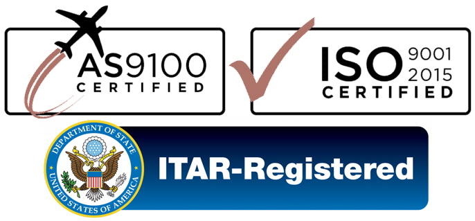 AS9100 / ISO9001 / ITAR Certified